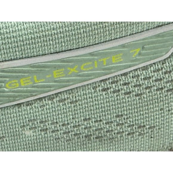 Asics Gel Excite 7 Women's Running Shoes Light Green Yellow Amplifoam 8.5M - Picture 5 of 13